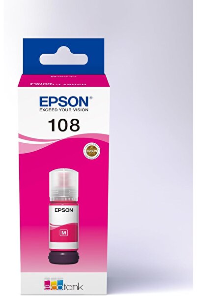 EPSON 108 EcoTank Magenta ink bottle