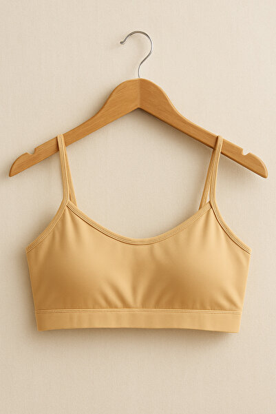 nesterinzar Women's Padded Sports Bra with Straps Half Tank Top