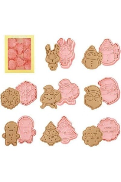 Dharst Set 8 decupatoare - Merry Christmas