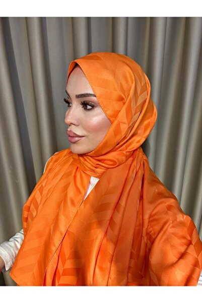 VIEN POLO Yaprak Desenli Jakar Şal - Zarif ve Şık Dokuma Model