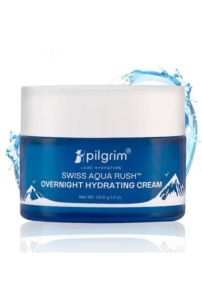 Pilgrim كريم سويس أكوا راش المرطب للوجه طوال الليل | 50 جرام
