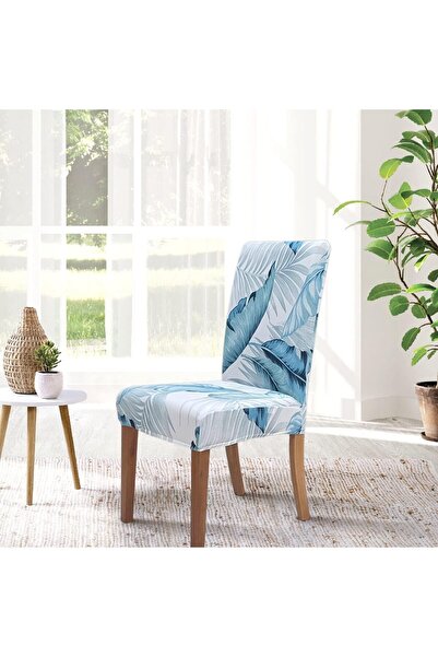 Generic SPRINGRICO Spandex Stretchable Washable Removable Dining Chair Covers (4 pcs, Cassandra)