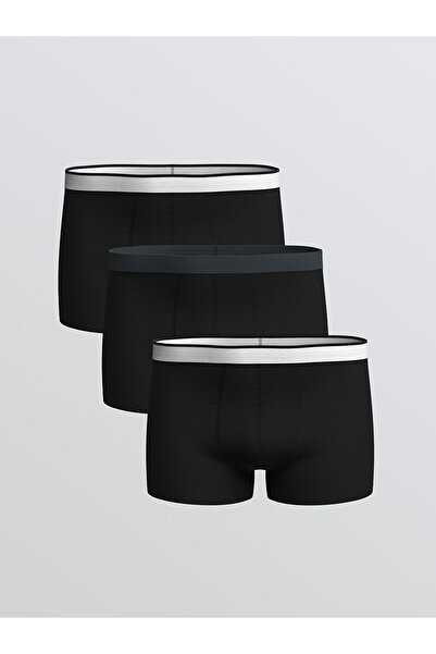 LC Waikiki Mixed Standard Fit Cotton Flexible Men's Boxers 3Pcs