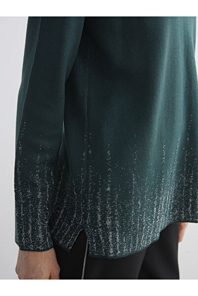 LC Waikiki New Season Crew Neck Patterned Women's Knitwear Sweater