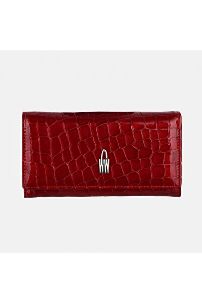 Other ELANA - Red patent leather women's wallet