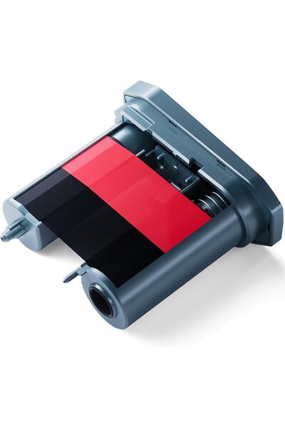 NiiMbot M2 Compatible Thermal Label Printer Ribbon, Refill Roll, 24m, Red/Black