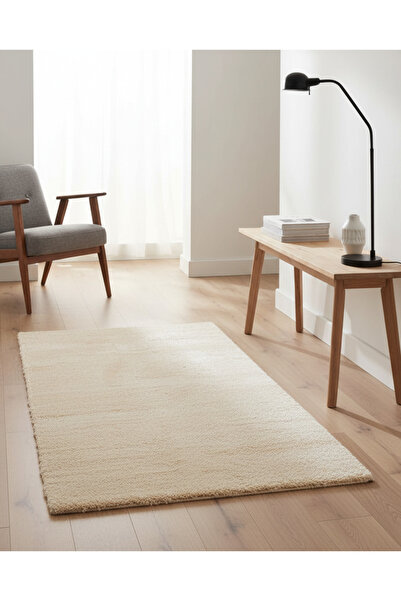 REDTAG Beige Comfort Shaggy Runner