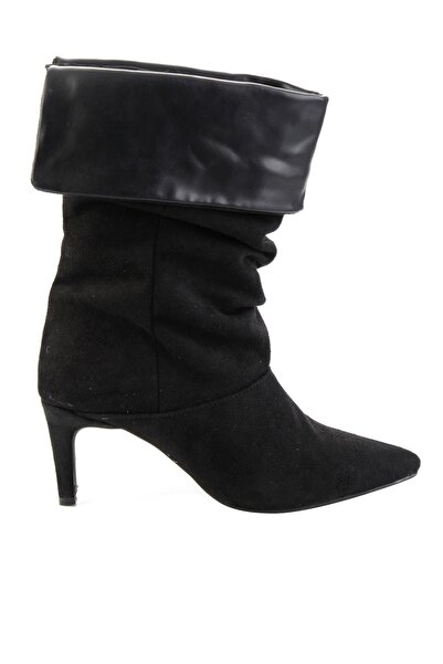 Bambi Siyah Kadın Çizme K03246280572