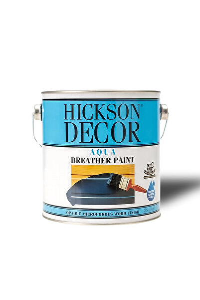 Hemel Hickson Decor Aqua Breather Paint Nefes Alan Polar White Beyaz Yarı Mat...