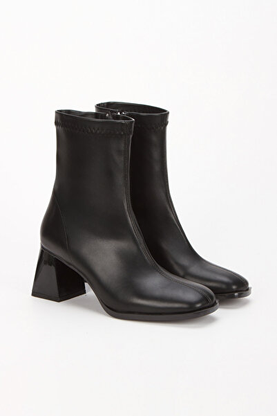 MİCONİ Kalın Topuklu Streç Bot