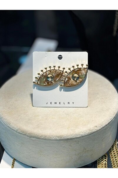 JEWELRY Pearlescent Eye Earrings