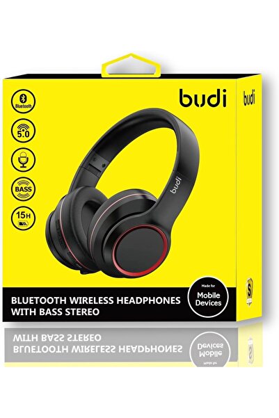 Budi Bluetooth Wireless Headphone with Bass Stereo 5.0 15H Play time