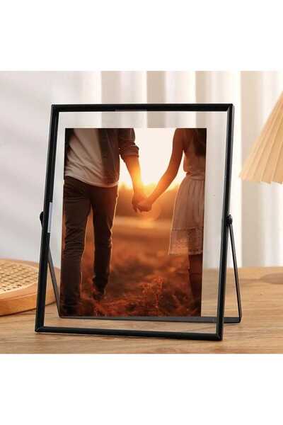 Home resim çerçevesi, metal cam, dikey dikdörtgen RESİM çerçevesi 25*20 CM