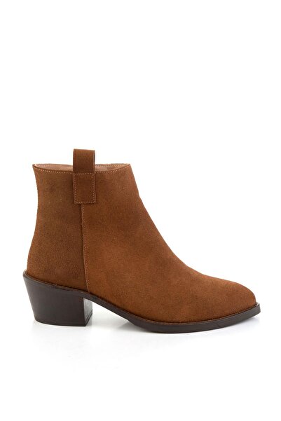 Bambi Taba Hakiki Deri Kadın Bot & Bootie K02531254302