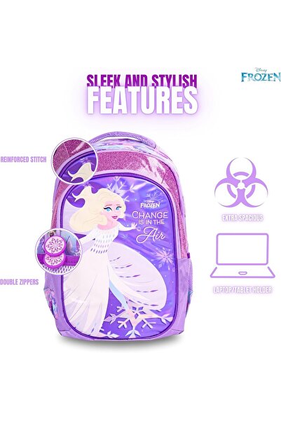 Generic Disney Frozen Kids School Backpack, 18-inch - Lightweight Durable Comfortable for Ages 6+