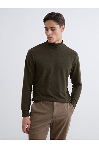 LC Waikiki Özmarka New Season Stand Collar Men's Sweatshirt
