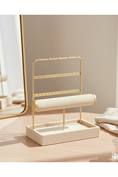 REDTAG Beige Multi-Purpose Jewellery Holder