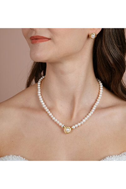 İLK İNCİ TAKI Gerçek Doğal İnci Set – ST015