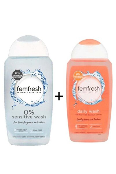 Femfresh pH Balanced Daily Wash 250ml - Soap-free, Hypoallergenic, Dermatologically & Gynecologicall