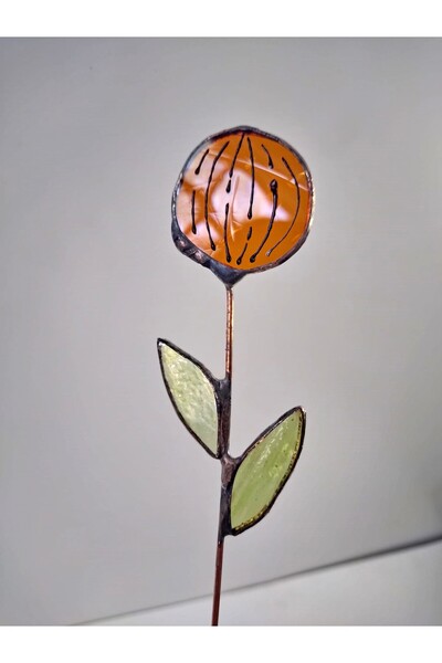 anonim Modern Vitray Cam Çiçek