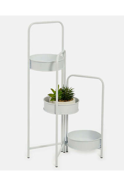 REDTAG White Trio Planter Rack