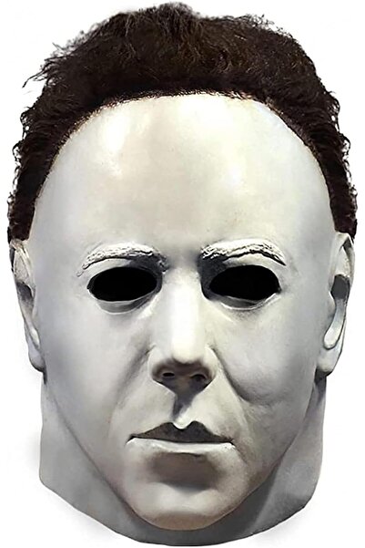 Jorunb Halloween Horror Scary Full-Face Mask for Adult Cosplay with Hair