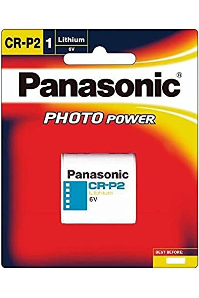 PANASONIC 6V Lithium Battery CR-P2 (Single Card)