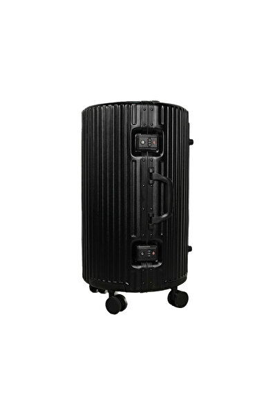 Levelo ORO 24 inch ABS Suitcase And Light Weight Travel Luggage - Black