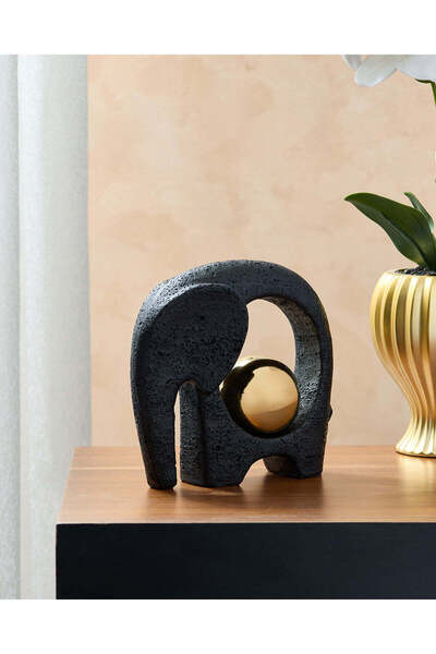 REDTAG ديكور فيل أحادي اللون باللون الأسود
