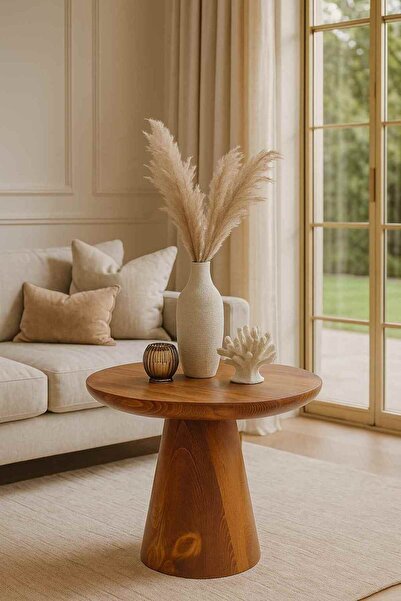 Simillo Home&Living Nord Meşe Renk Doğal Ahşap Orta Sehpa