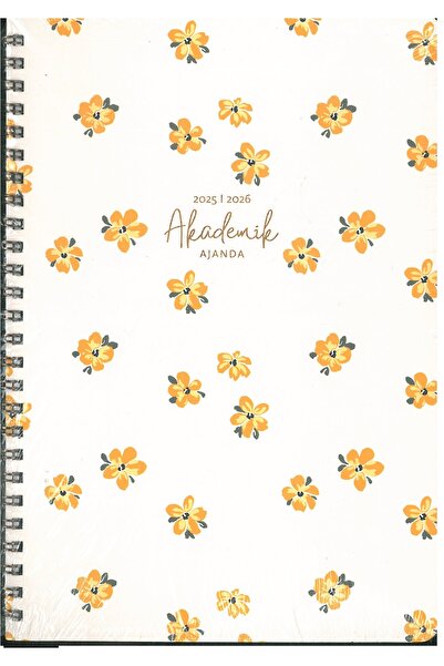 Keskin Color 2026 Spiralli Akademik Ajanda Çiçek 16x23