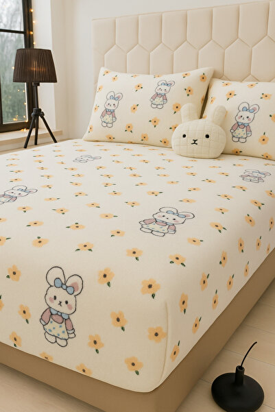 Casa-Textile Cocolino cover with elastic + 2 pillowcases, double bed