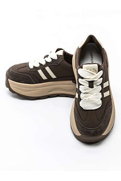 advancer Γυναικεία Αθλητικά Παπούτσια από Γνήσιο Δέρμα Y6306 Καφέ