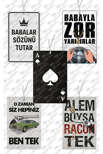 Duftpalm 5 Lİ RACON SET ZOR YARIŞIRLAR - RACON -BEN TEK - SÖZÜNÜ TUTAR - MAÇA...