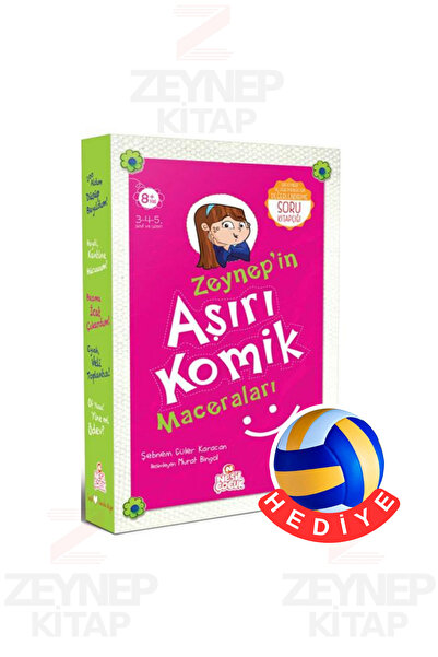 Nesil Çocuk Yayınları مغامرات زينيب المضحكة للغاية 10 كتب + كتيب أسئلة (هدية ...