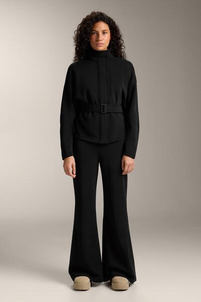 Oysho Super high-rise flare trousers with brushed modal