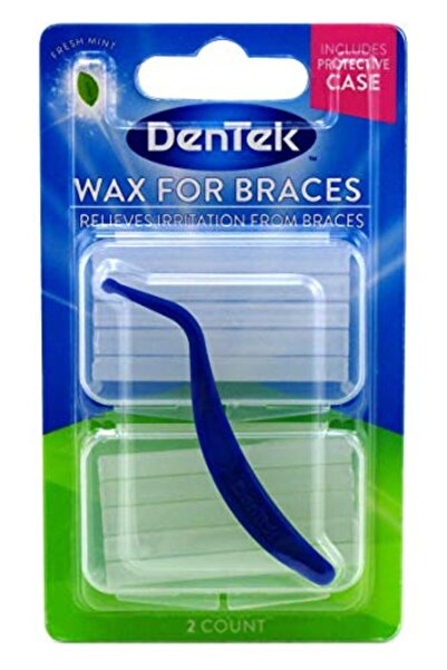 DENTEK Wax for Braces, 2 count