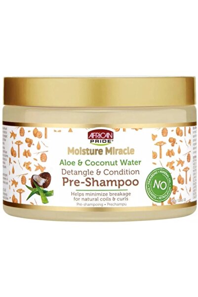 african pride شامبو ما قبل الشامبو المرطب بخلاصة الصبار وماء جوز الهند