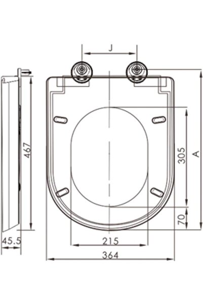 BOLD UF Toilet Seat & Cover – Soft Close, Anti-Bacterial Hygiene 'N' Clean, Quick-Release, White