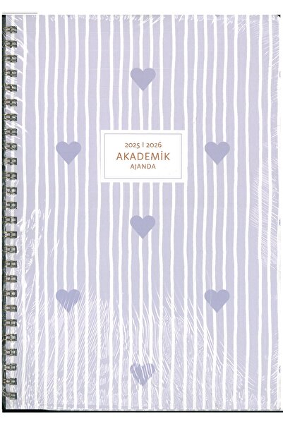 Keskin Color 2026 Spiralli Akademik Ajanda kalp 16x23