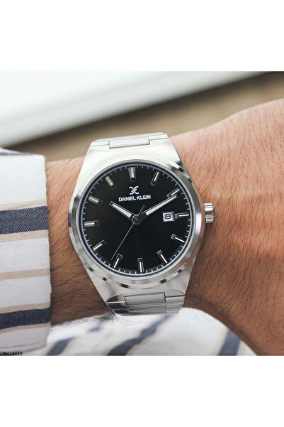 Daniel Klein ساعة يد رجالية بسوار فولاذي DK434439