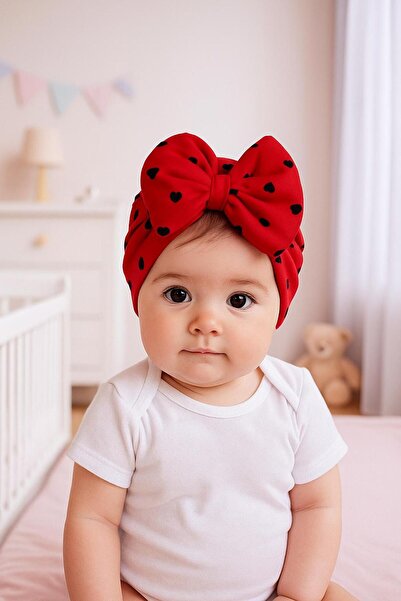 BYS BABY FASHION Yenidoğan Kız Bebek / Kız Çocuk Puantiyeli Fiyonklu Çift Kat...