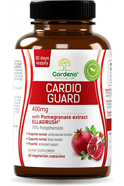 Others مستخلص فاكهة الرمان الكاملة الموحد Ellagirush من Gardeno، 60 كبسولة نب...