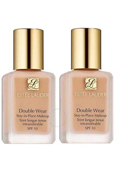 ESTÉE LAUDER مجموعة كريم أساس دبل وير ستاي إن بليس 1 دبليو 2 ديو