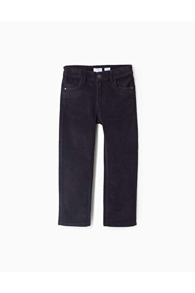 Ziddy Corduroy trousers 'slim fit' for boys, dark blue