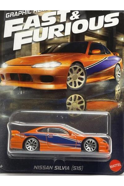 HOT WHEELS Silver Series Fast & Furious Nissan Silvia S15 1/64 Model Araba