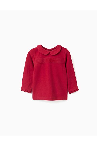 Ziddy LS TSHIRT, DARK RED, 18/24M