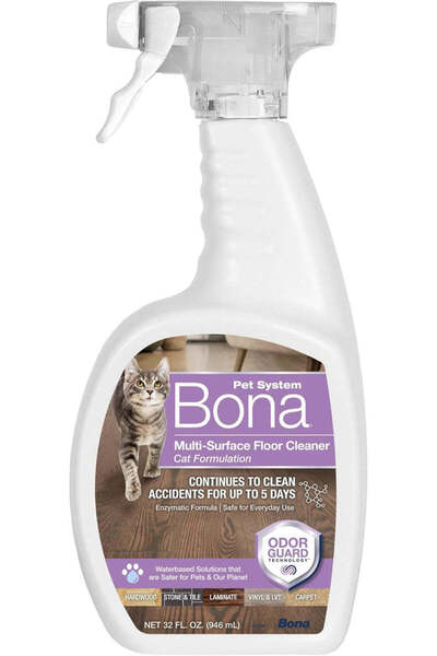 BONA منظف أرضيات متعدد الأسطح للقطط - 32 أونصة