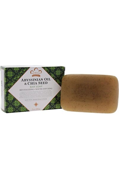 Nubian Heritage Abyssinian & Chia Seed Bar Soap, 5 Ounce