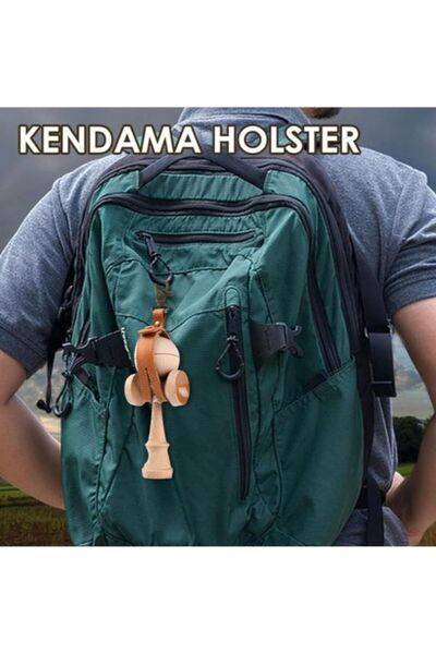 OEM Husă din Piele Ecologică pentru Kendama – Model Breloc cu Cataramă de Agă...